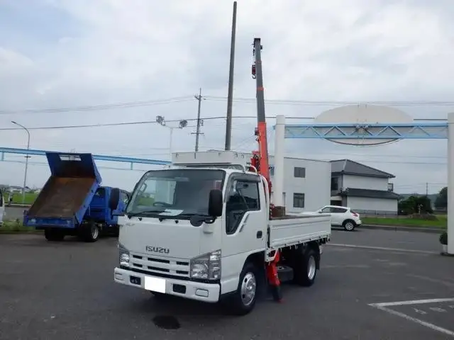 いすゞ エルフ 小型 クレーン付 横置簡易クレーン 4段 の中古トラック【車両No.196055】