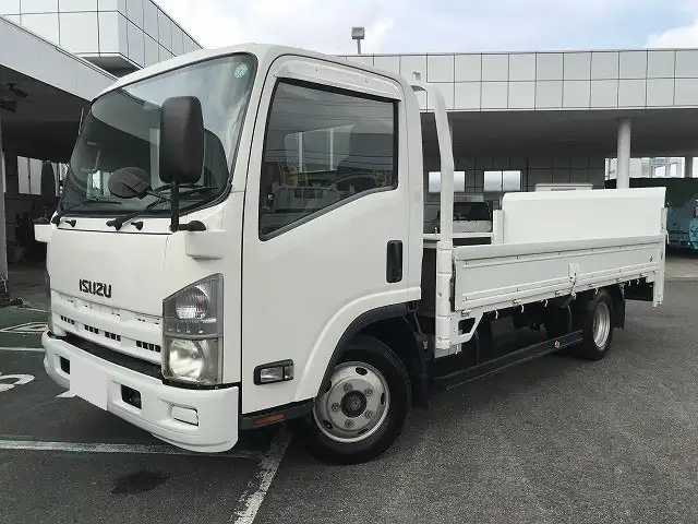 いすゞ エルフ 小型 平ボディ パワーゲート BKG-NPR85ARの中古トラック画像1