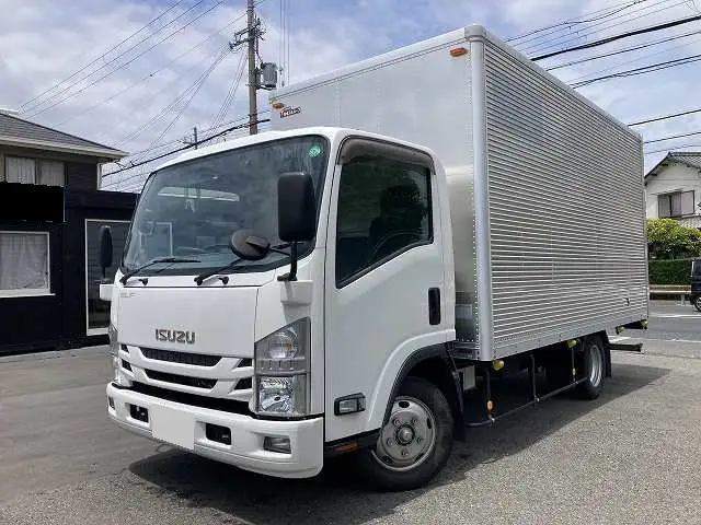 いすゞ エルフ 小型 アルミバン センターローラー TPG-NNR85ANの中古トラック画像1