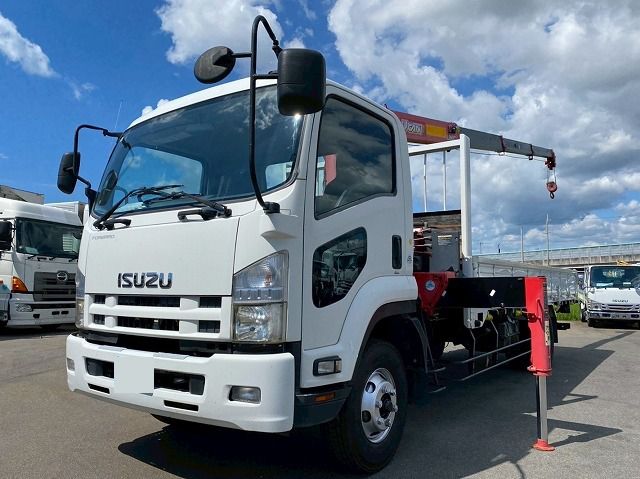 三菱 ファイター 中型/増トン クレーン付 アルミブロック 4段 の中古トラック【車両No.187458】