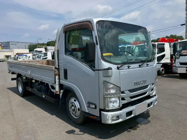 いすゞ エルフ 小型 平ボディ 床鉄板 TRG-NMR85ARの中古トラック画像2