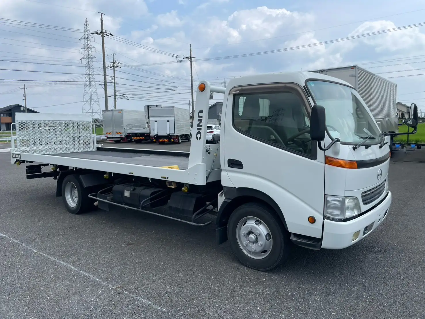 日野 デュトロ 小型 車両重機運搬 ラジコン ウインチの中古トラック画像2