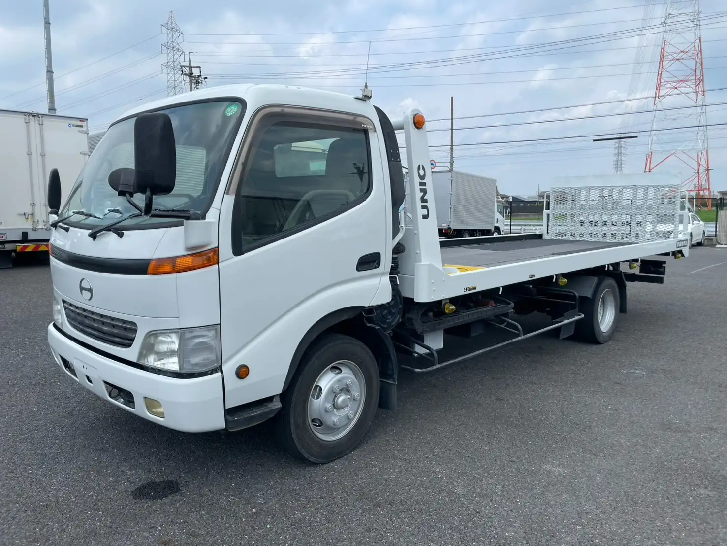 日野 デュトロ 小型 車両重機運搬 ラジコン ウインチの中古トラック画像1