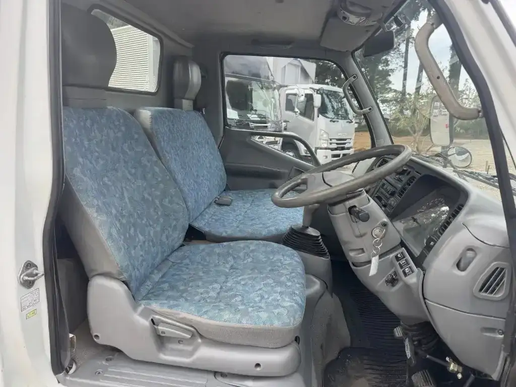 三菱 キャンター 小型 クレーン付 床鉄板 4段の中古トラック画像9