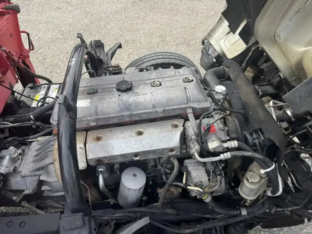 三菱 キャンター 小型 クレーン付 床鉄板 4段の中古トラック画像19