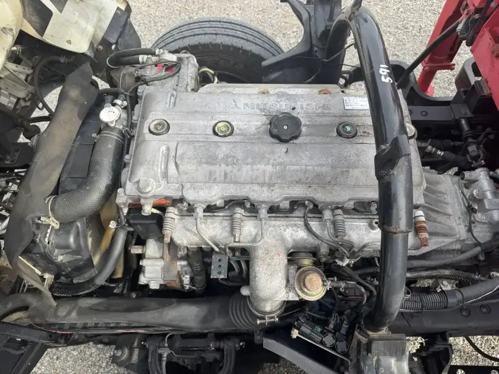 三菱 キャンター 小型 クレーン付 床鉄板 4段の中古トラック画像20