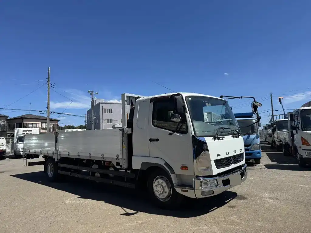 三菱 ファイター 中型/増トン 平ボディ アルミブロック エアサスの中古トラック画像2