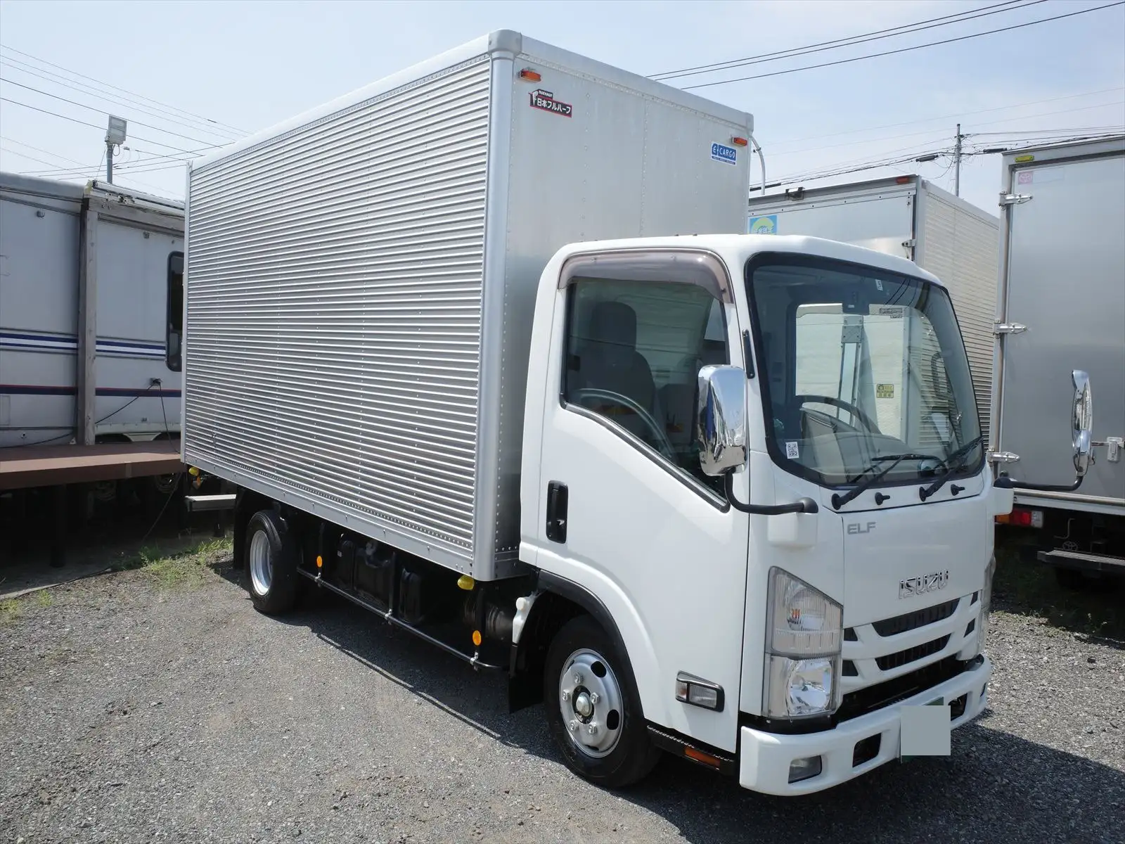 いすゞ エルフ 小型 アルミバン サイドドア TRG-NLR85ANの中古トラック画像2