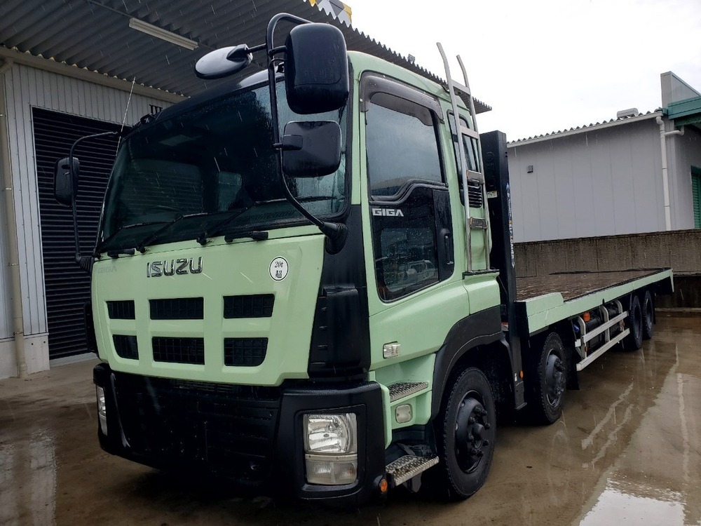 いすゞ ギガ 大型 車両重機運搬 セルフローダー
