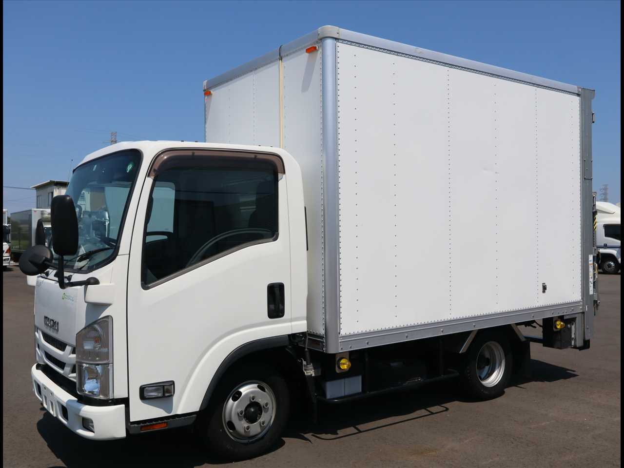 いすゞ エルフ 小型 アルミバン セミロング