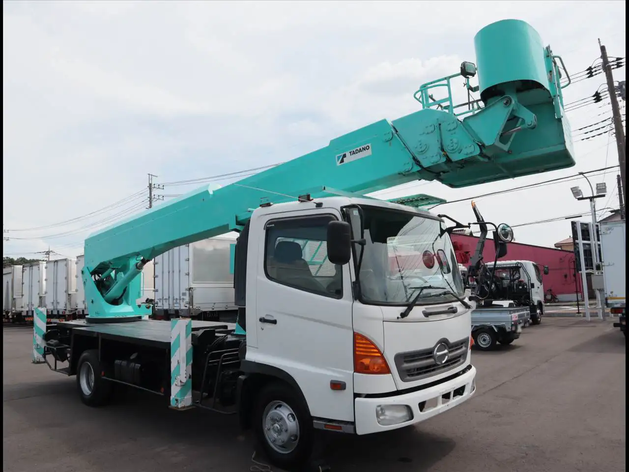 日野 レンジャー 中型/増トン 高所・建柱車 高所作業車 BDG-FC6JGWAの中古トラック画像2