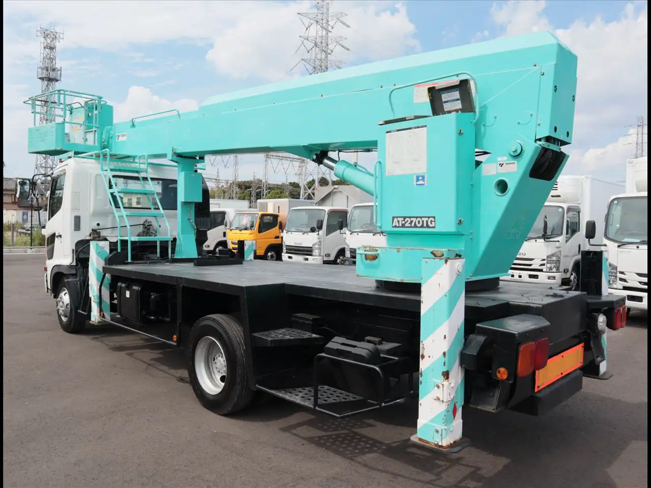 日野 レンジャー 中型/増トン 高所・建柱車 高所作業車 BDG-FC6JGWAの中古トラック画像4