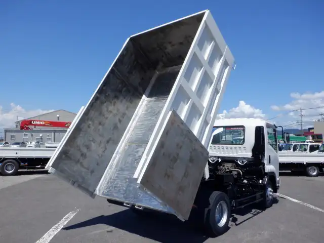 いすゞ フォワード 中型/増トン ダンプ 土砂禁 ステンレス張りの中古トラック画像7
