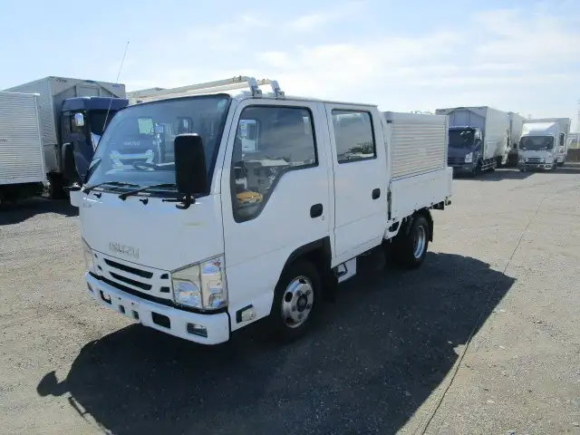 いすゞ エルフ 小型 平ボディ Wキャブ TKG-NJR85A の中古トラック【車両No.196296】