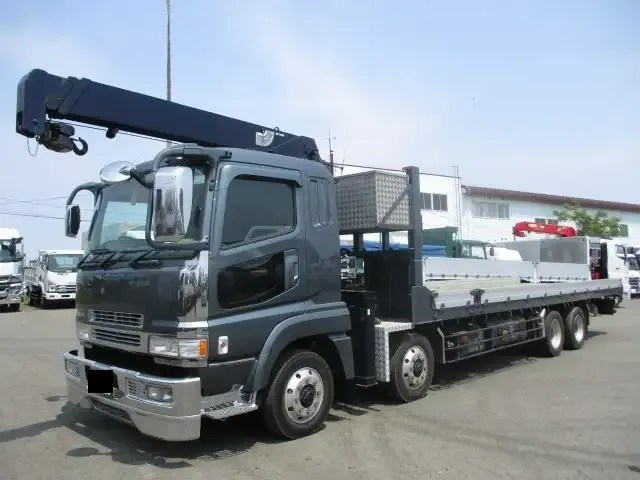 三菱 スーパーグレート 大型 車両重機運搬 セーフティーローダー