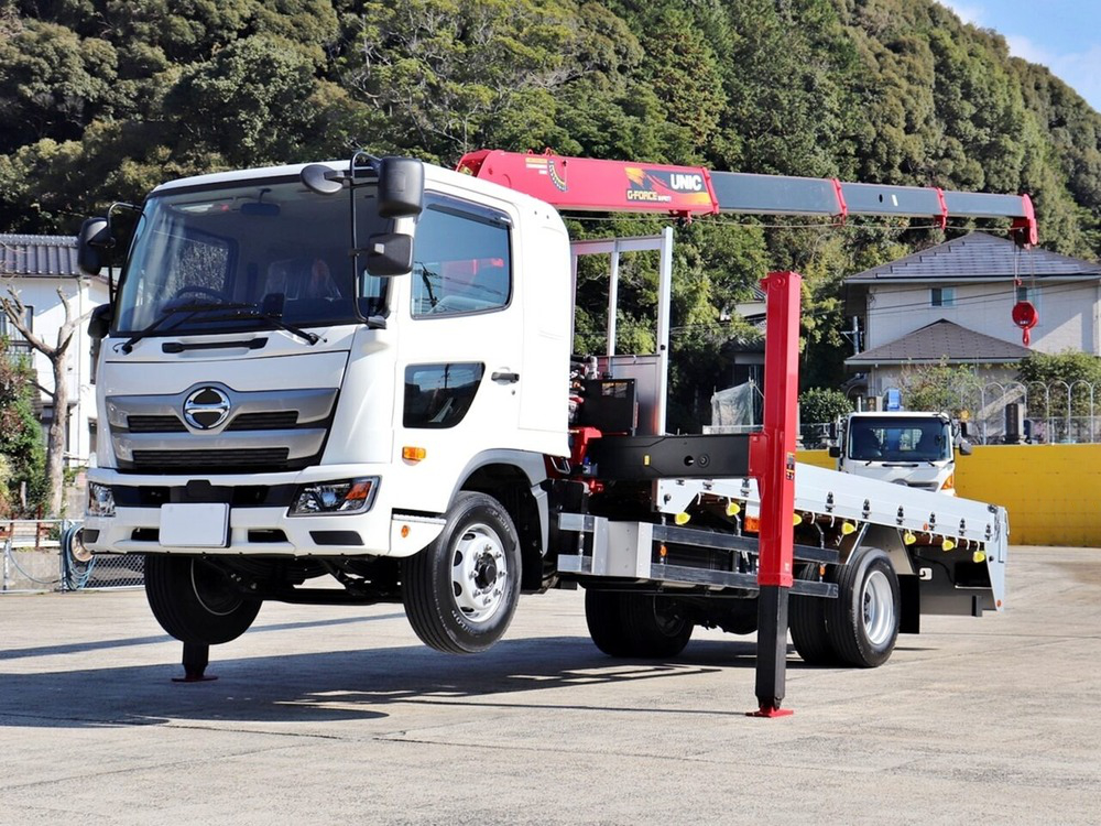 日野 レンジャー 中型/増トン 車両重機運搬 セルフローダー