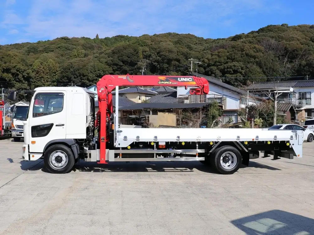 日野 レンジャー 中型/増トン 車両重機運搬 4段クレーン ラジコンの中古トラック画像7