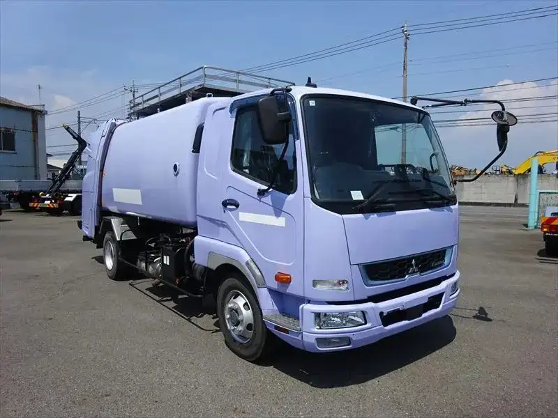 三菱 ファイター 中型/増トン パッカー車 巻き込み式 回転ダンプ式の中古トラック画像2