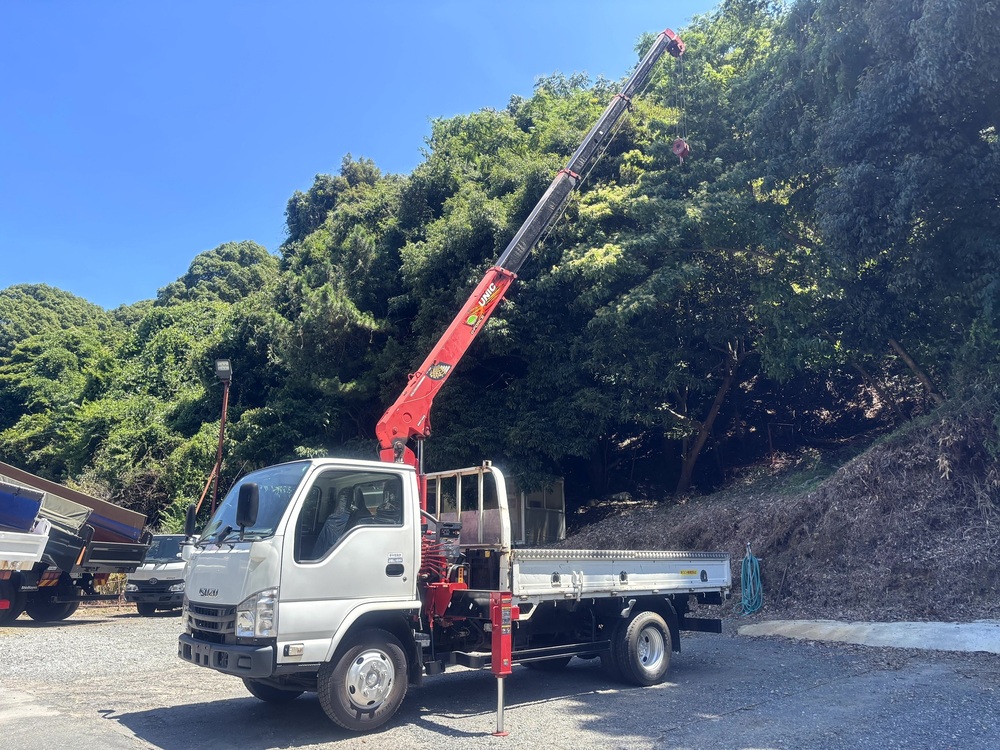 いすゞ エルフ 小型 クレーン付 標準ロング