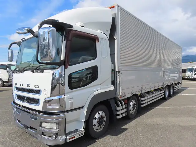 三菱 スーパーグレート 大型 ウイング エアサス ベッド の中古トラック【車両No.196540】