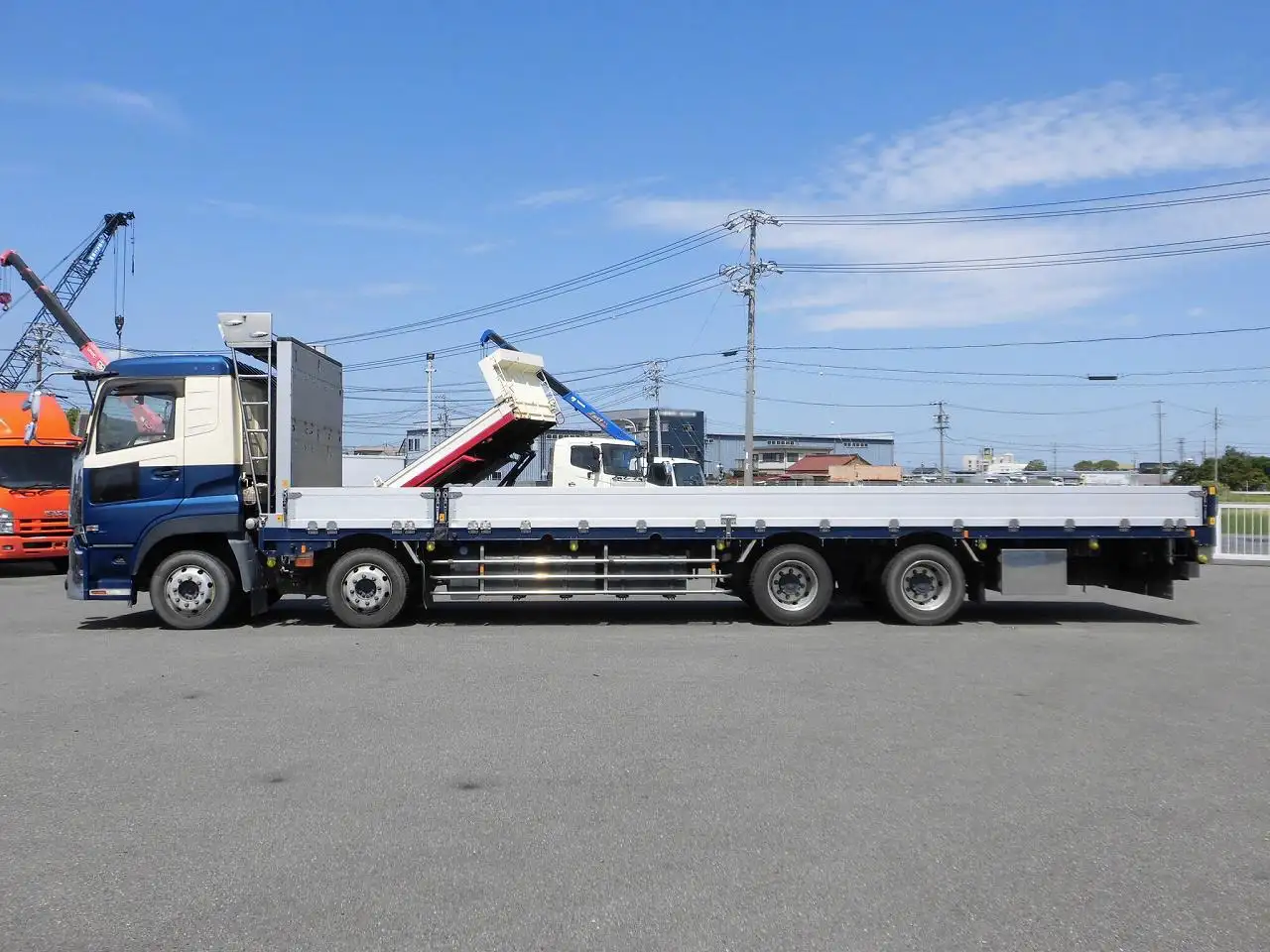 日産UD クオン 大型 平ボディ アルミブロック エアサスの中古トラック画像7