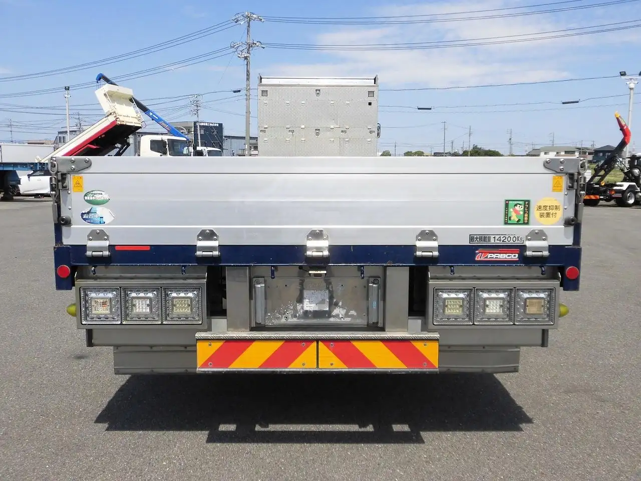 日産UD クオン 大型 平ボディ アルミブロック エアサスの中古トラック画像5