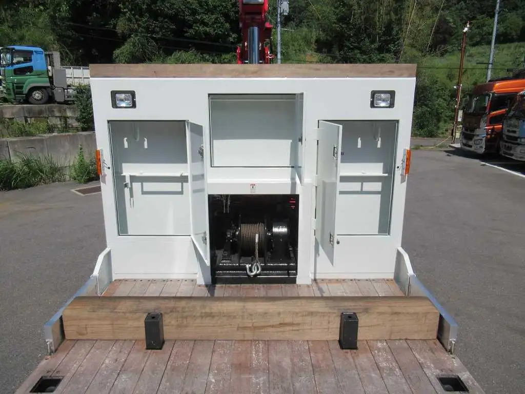 三菱 スーパーグレート 大型 車両重機運搬 4段クレーン ラジコンの中古トラック画像7