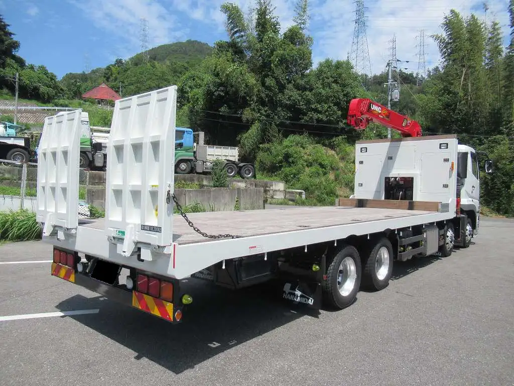 三菱 スーパーグレート 大型 車両重機運搬 4段クレーン ラジコンの中古トラック画像2