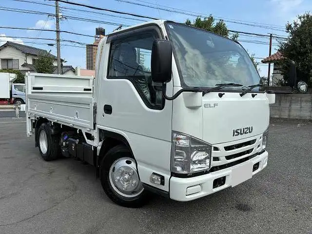 いすゞ エルフ 小型 平ボディ パワーゲート 床鉄板の中古トラック画像2