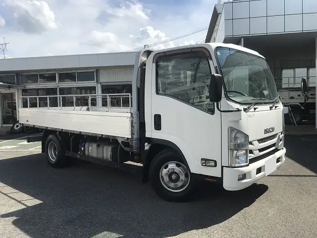 いすゞ エルフ 小型 平ボディ アルミブロック 2RG-NPR88YNの中古トラック画像3