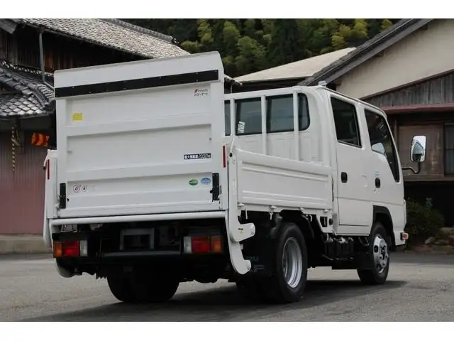 いすゞ エルフ 小型 平ボディ Wキャブ パワーゲートの中古トラック画像2