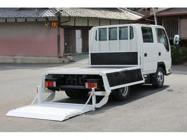 いすゞ エルフ 小型 平ボディ Wキャブ パワーゲートの中古トラック画像4