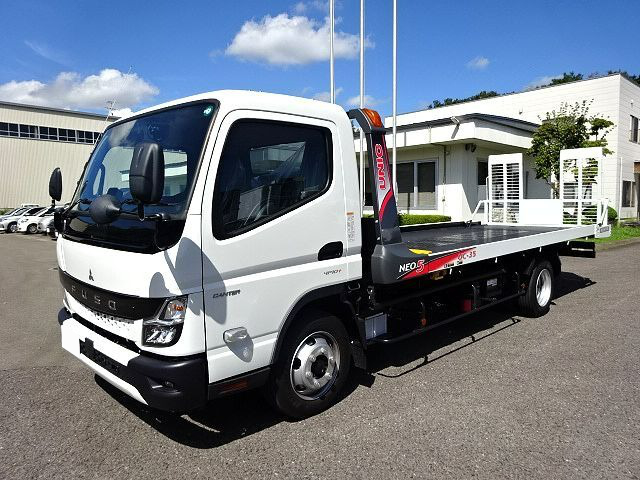 三菱 キャンター 小型 車両重機運搬 セーフティーローダー