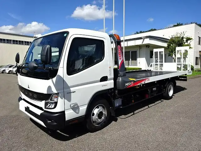 三菱 キャンター 小型 車両重機運搬 ラジコン ウインチ の中古トラック【車両No.196494】