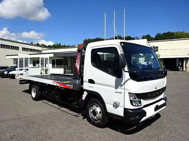 三菱 キャンター 小型 車両重機運搬 ラジコン ウインチの中古トラック画像2