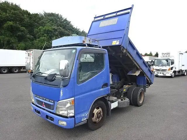 三菱 キャンター 小型 ダンプ PA-FE71DBD H17の中古トラック画像4