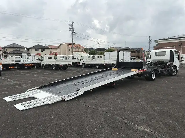 いすゞ エルフ 小型 車両重機運搬 ラジコン ウインチの中古トラック画像7
