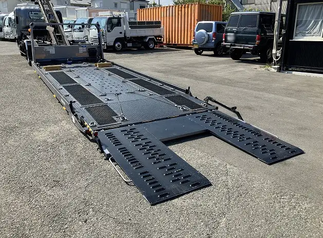 いすゞ エルフ 小型 車両重機運搬 ラジコン ウインチの中古トラック画像7