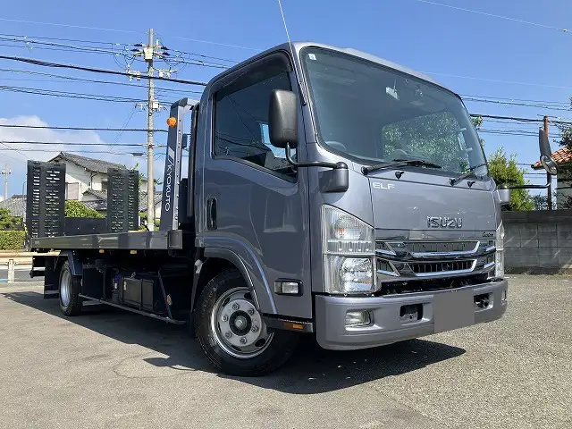 いすゞ エルフ 小型 車両重機運搬 ラジコン ウインチの中古トラック画像2