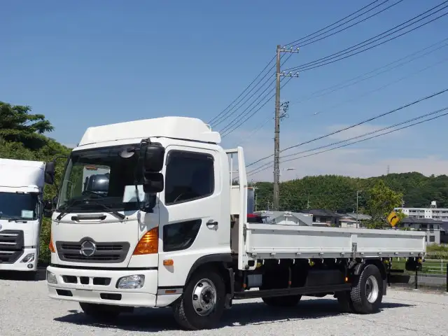 日野 レンジャー 中型/増トン 平ボディ 床鉄板 TKG-FC7JJAA の中古トラック【車両No.196592】
