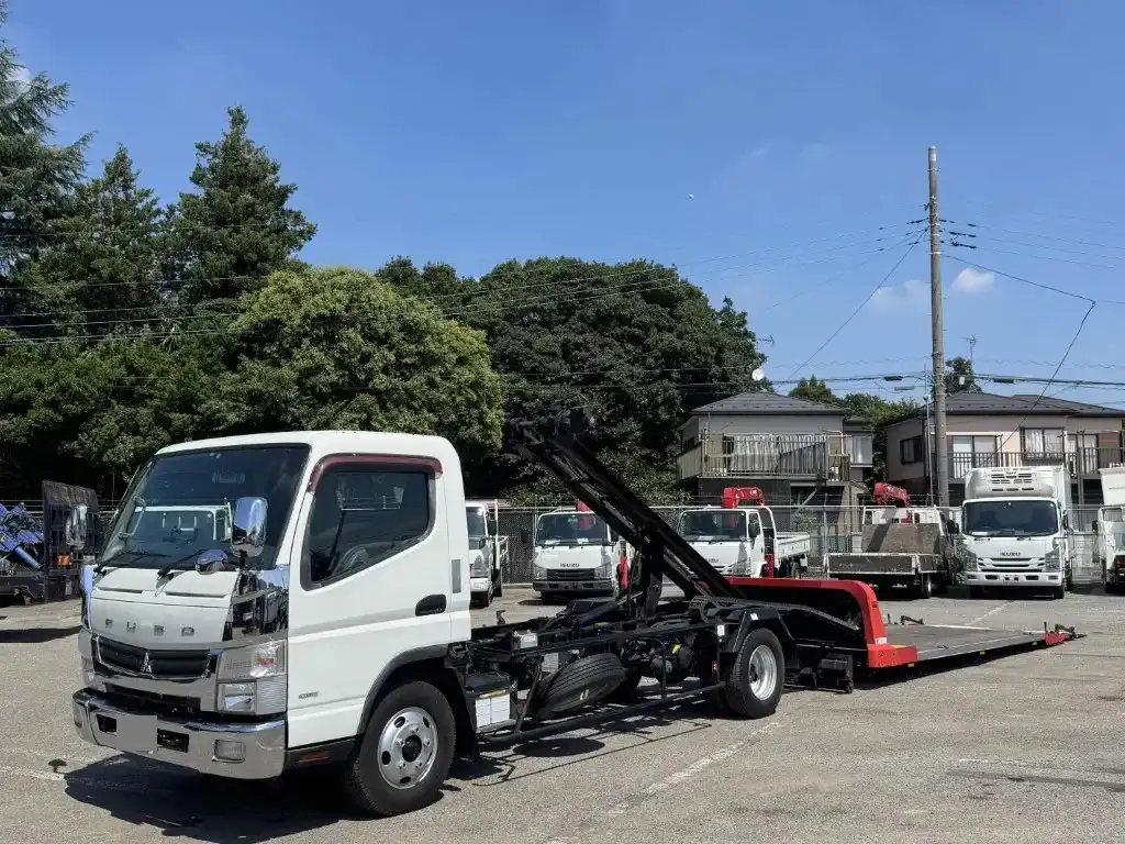 三菱 キャンター 小型 車両重機運搬 ラジコン ウインチ の中古トラック【車両No.196574】