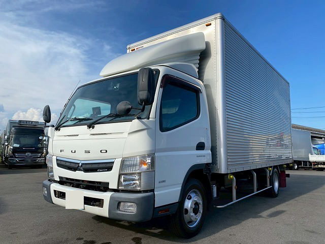 三菱 キャンター 小型 アルミバン 超ロング