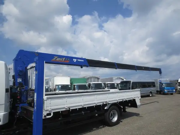 三菱 ファイター 中型/増トン 車両重機運搬 5段クレーン ラジコンの中古トラック画像12