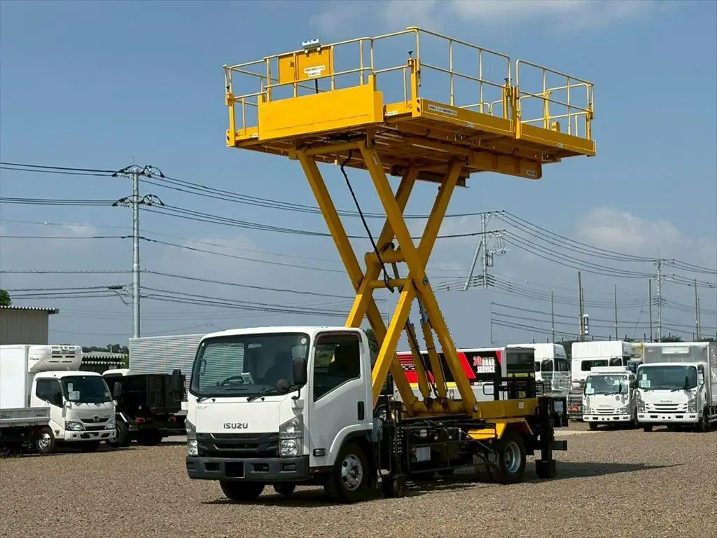 いすゞ エルフ 小型 高所・建柱車 高所作業車 TKG-NPR85YN の中古トラック【車両No.195954】