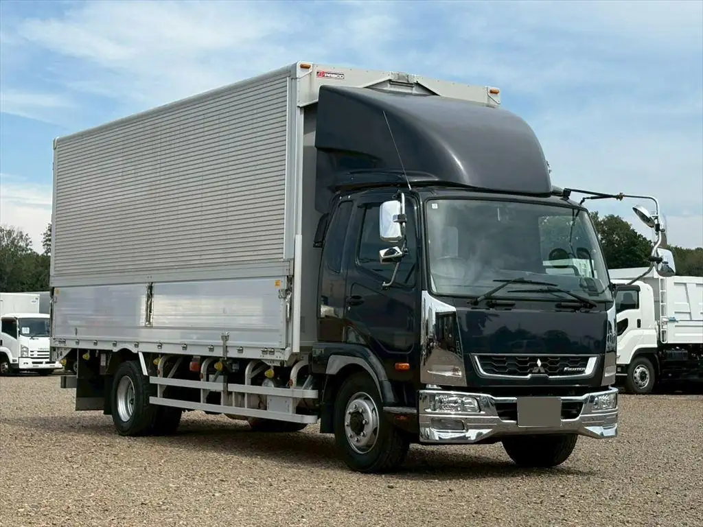 三菱 ファイター 中型/増トン ウイング 床鉄板 ベッドの中古トラック画像2