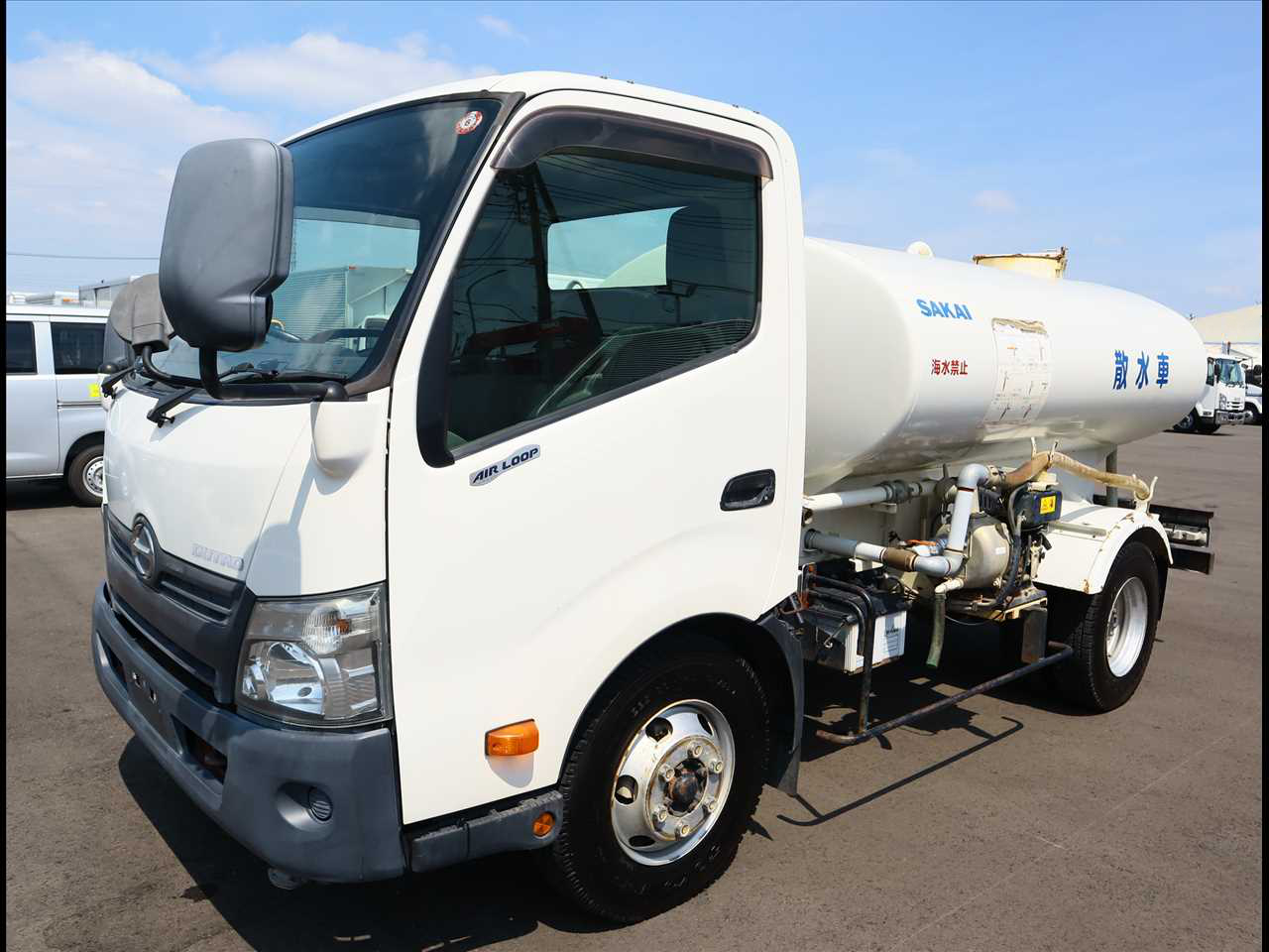 日野 デュトロ 小型 タンク車 散水車