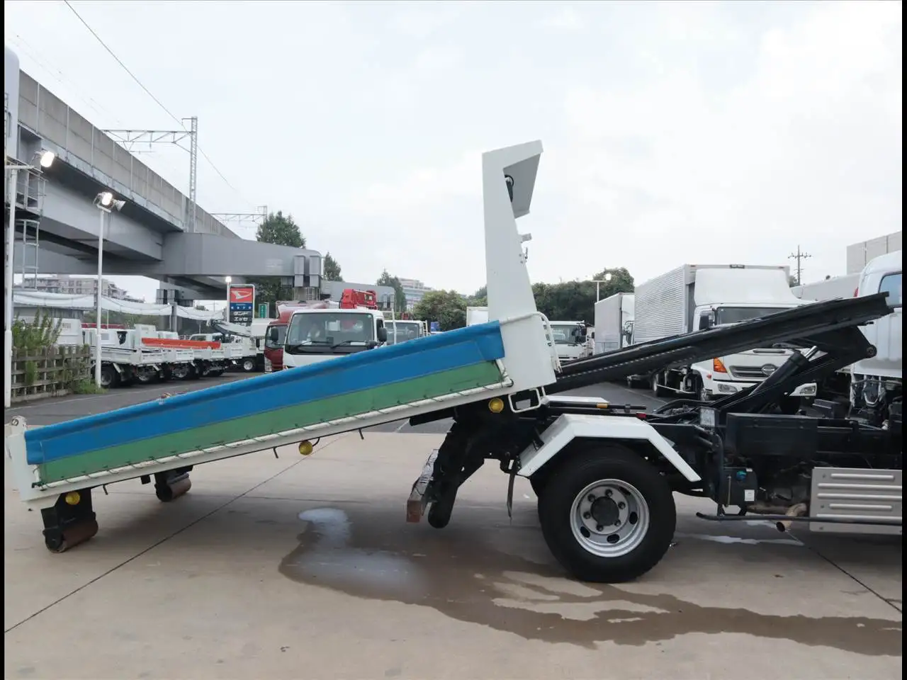 三菱 キャンター 小型 ダンプ ローダー コボレーンの中古トラック画像5