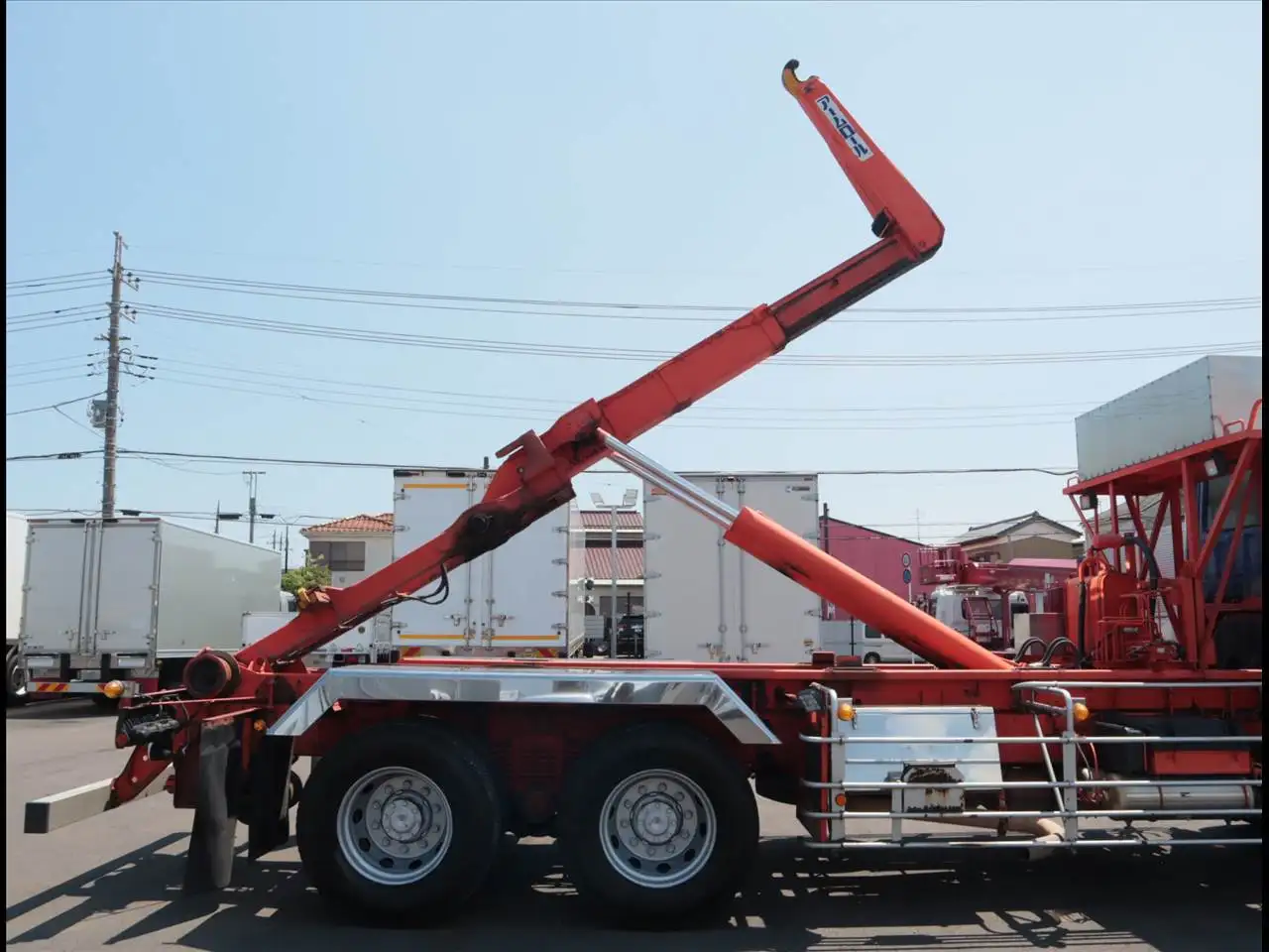 三菱 スーパーグレート 大型 アームロール ツインホイスト ベッドの中古トラック画像8