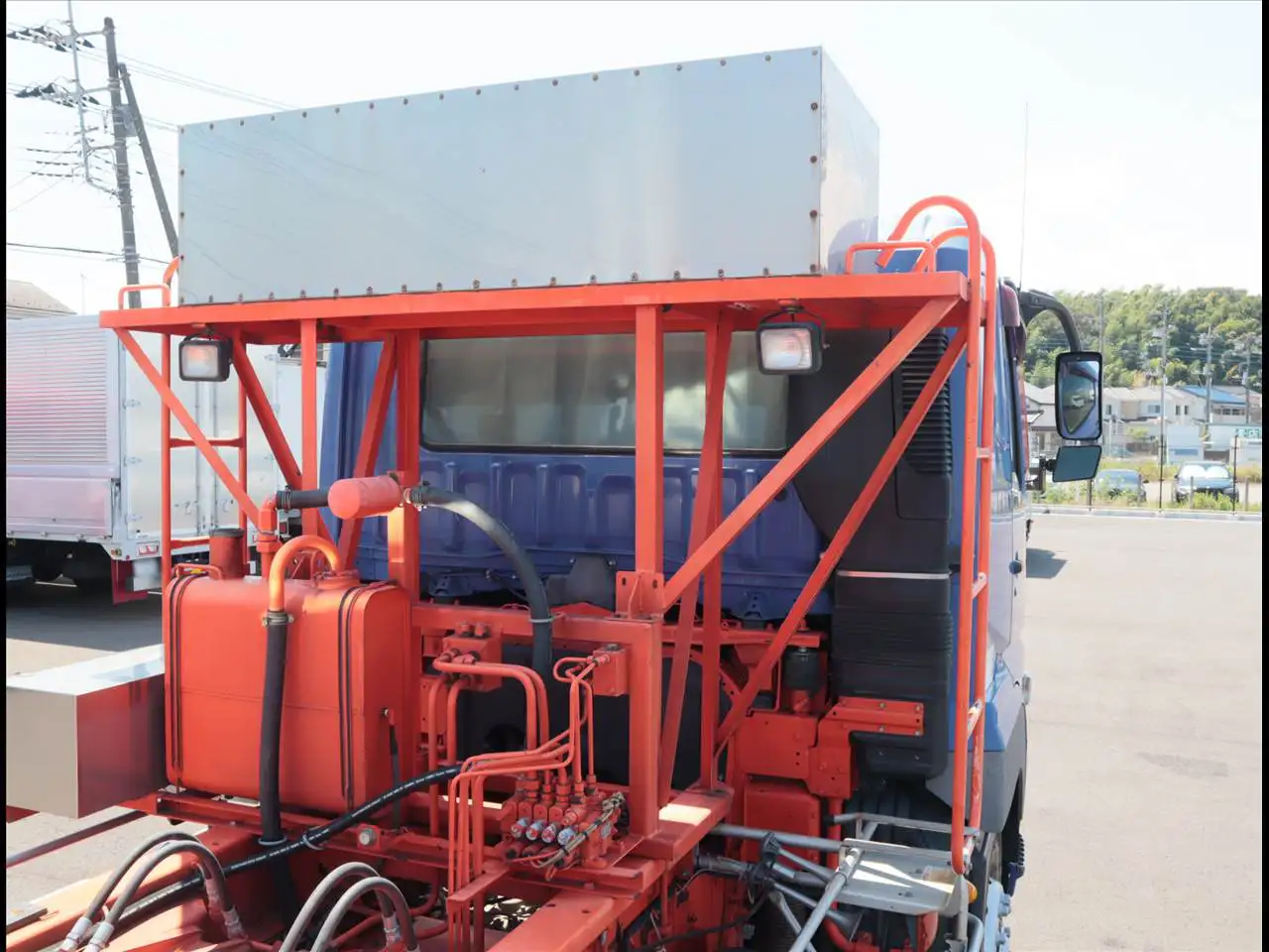 三菱 スーパーグレート 大型 アームロール ツインホイスト ベッドの中古トラック画像5