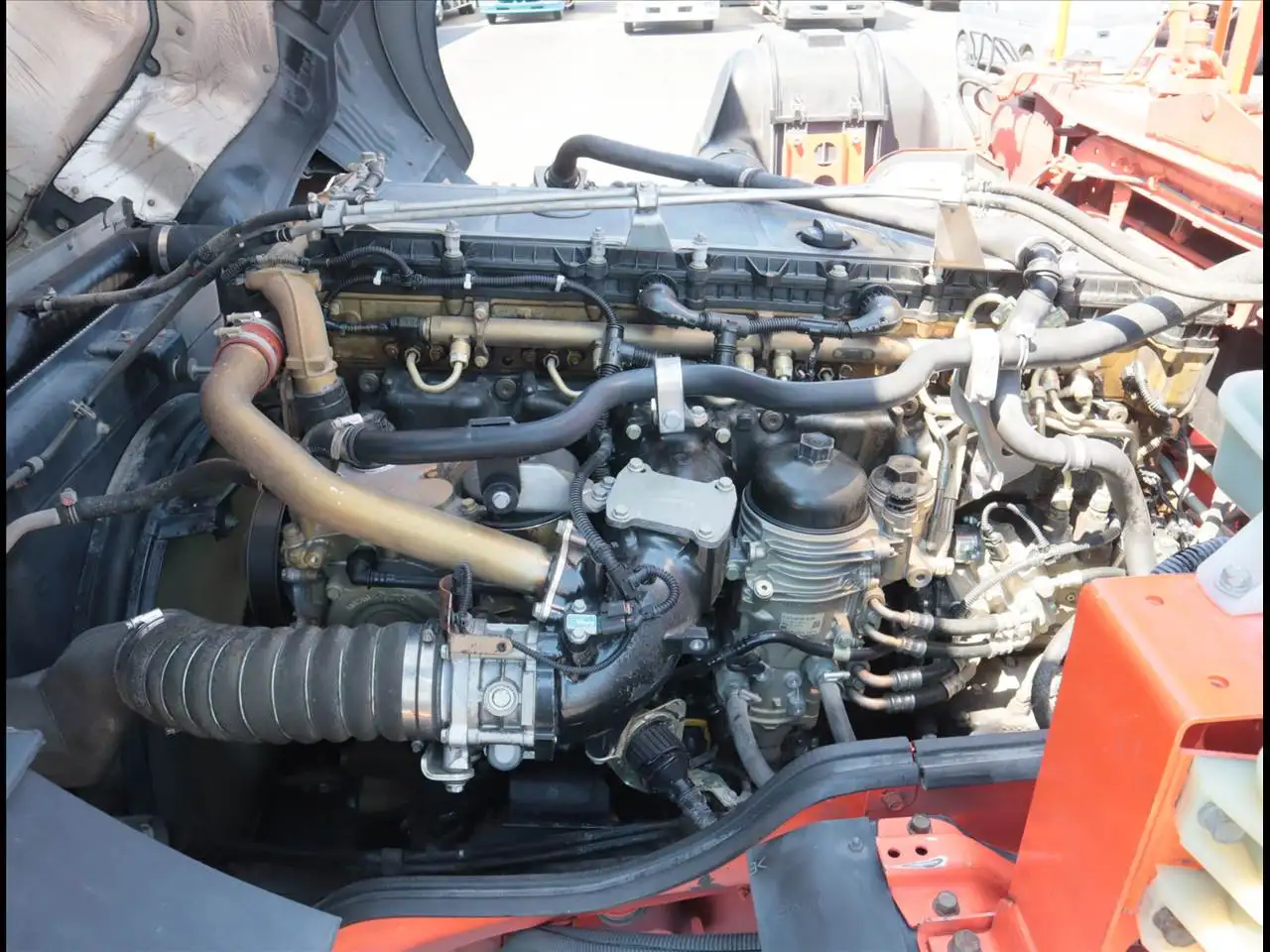 三菱 スーパーグレート 大型 アームロール ツインホイスト ベッドの中古トラック画像19